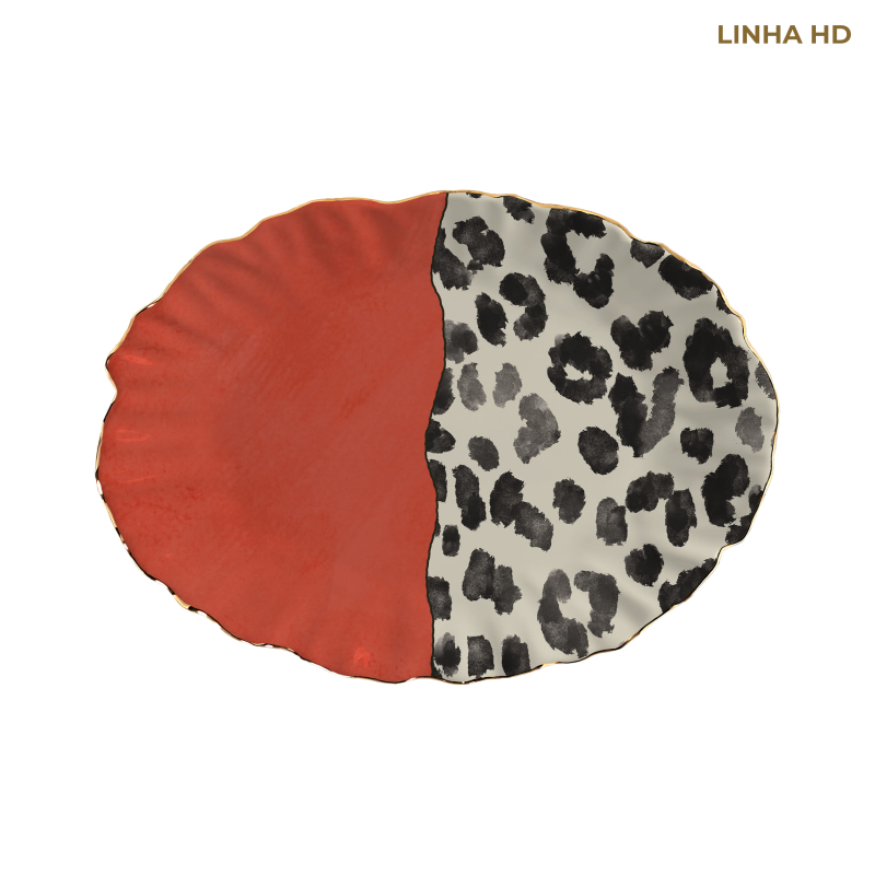 TRAVESSA PEQUENA JUNGLE COLORS ONCA - Linha Jungle Colors - HD - 