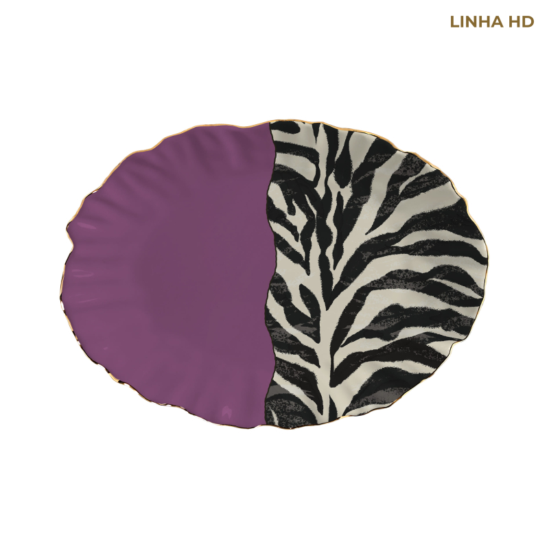 TRAVESSA PEQUENA JUNGLE COLORS ZEBRA - Linha Jungle Colors - HD - 