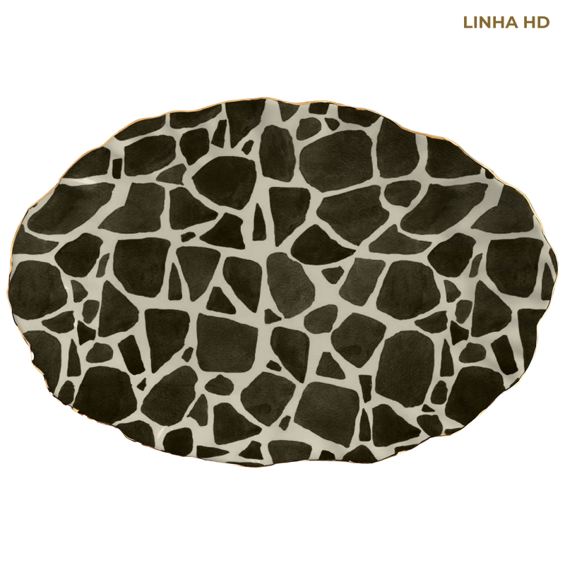 TRAVESSA MEDIA JUNGLE COLORS GIRAFA - Linha Jungle Colors - HD - 