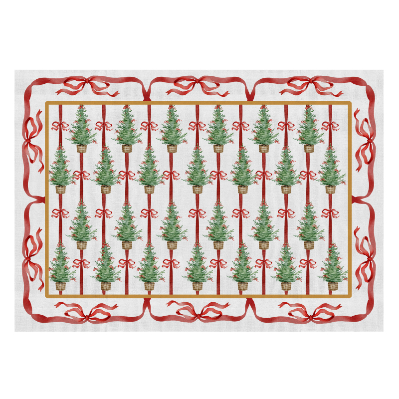 CONJ. JOGO AMERICANO PIN DE NOEL - Linha Pin de Noel - HD - 