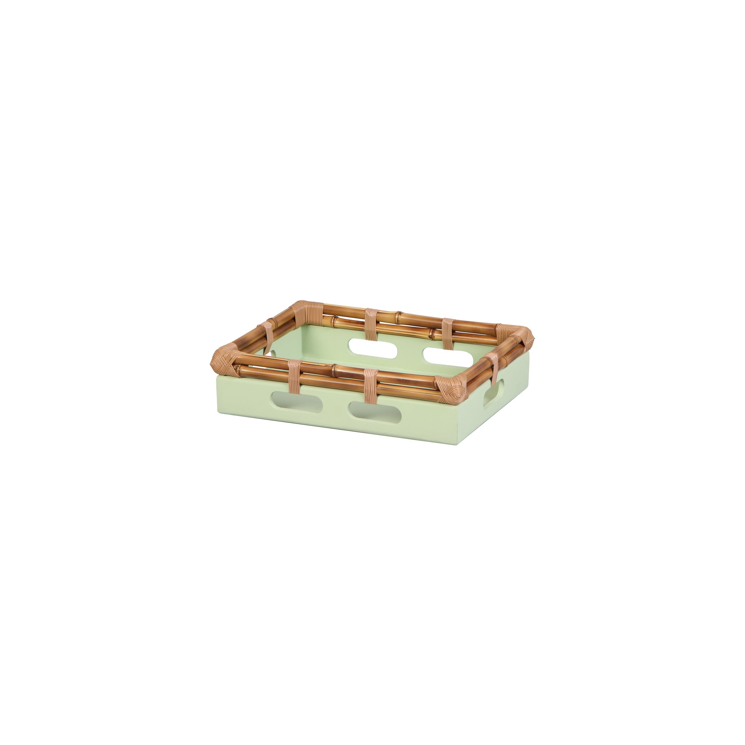 BANDEJA MDF C/BAMBU P VERDE -  Bandejas - 