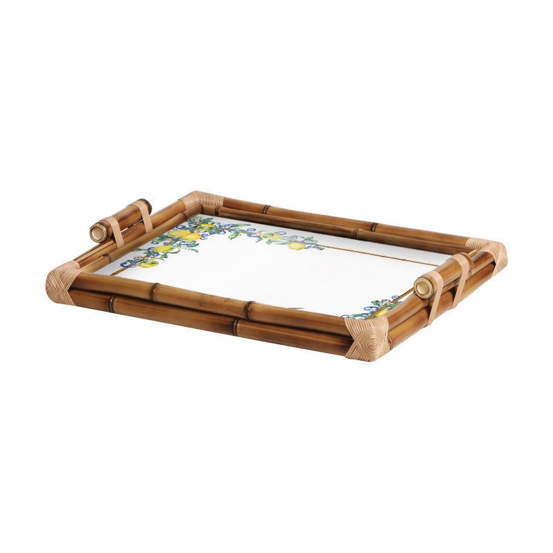 BANDEJA BAMBU DUPLA LIMONCELLO G -  Complementos - 