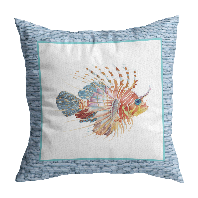 ALMOFADA BLEU DU MER BORDA AZUL -  Complementos - 